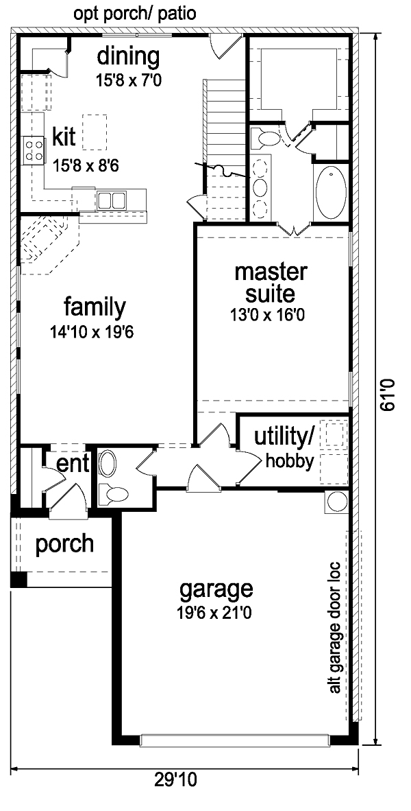 Traditional Level One of Plan 88662