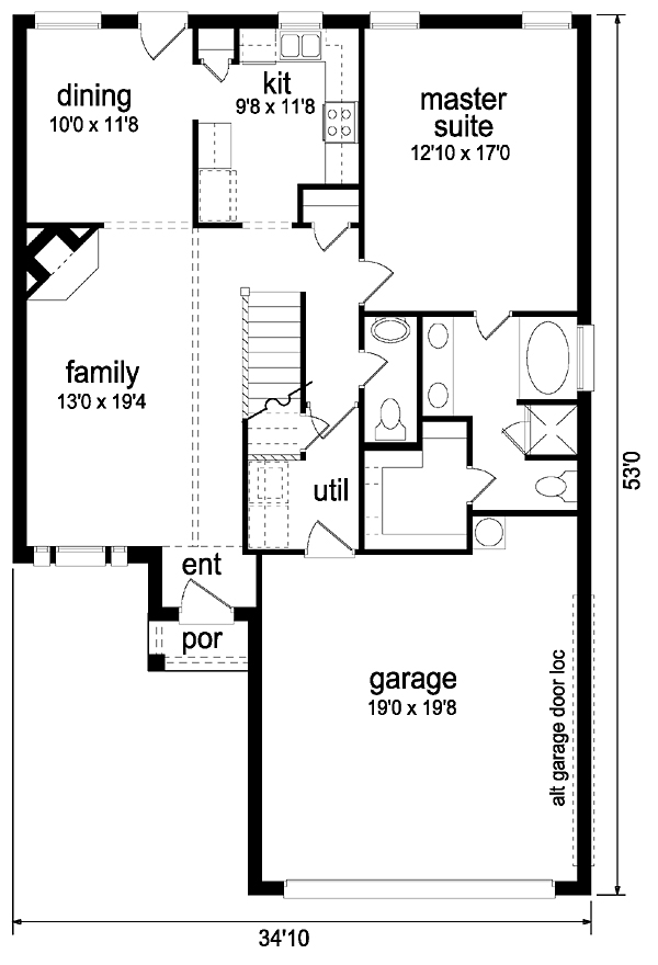 Traditional Level One of Plan 88667