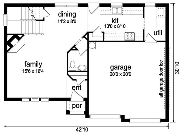 Traditional Level One of Plan 88669