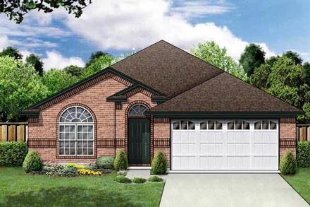 House Plan 88670 Elevation