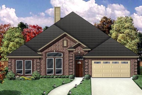 House Plan 88675 Elevation