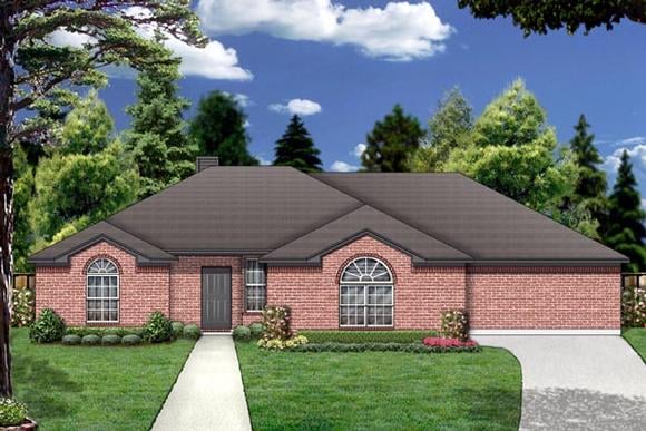 House Plan 88676 Elevation