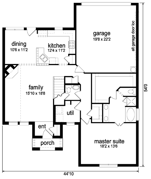 Traditional Level One of Plan 88681