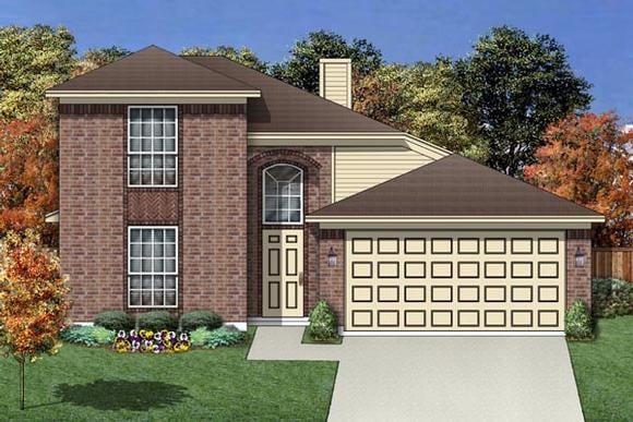 House Plan 88682 Elevation