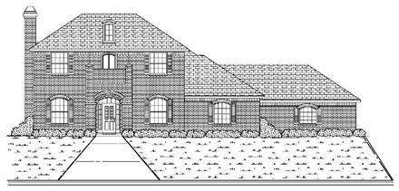 Traditional Elevation of Plan 88698