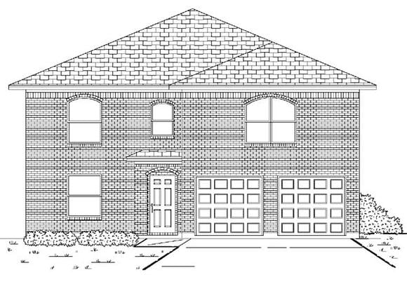 House Plan 88699 Elevation