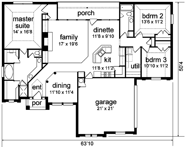 European Traditional Level One of Plan 89800