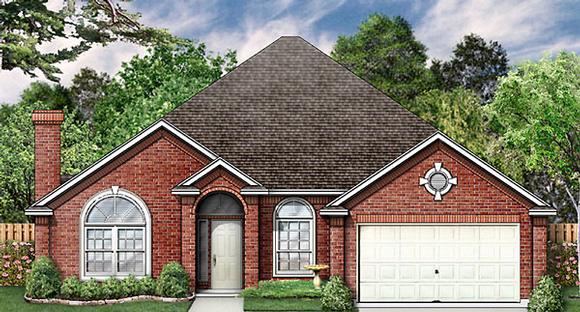 House Plan 89812 Elevation