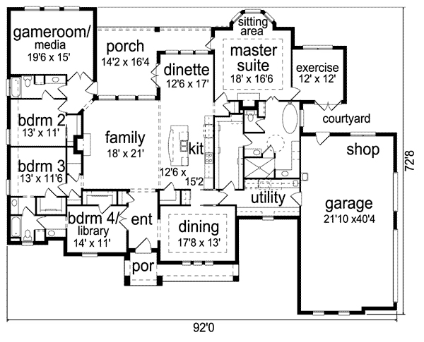 European Traditional Level One of Plan 89829