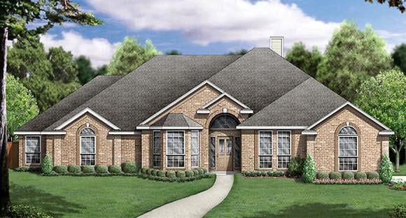 House Plan 89834 Elevation