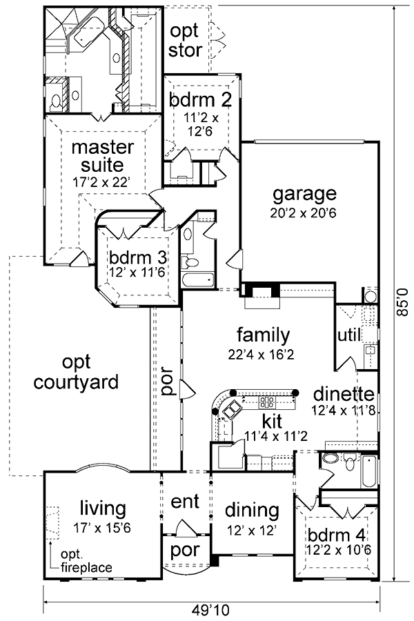 Florida Mediterranean Level One of Plan 89840