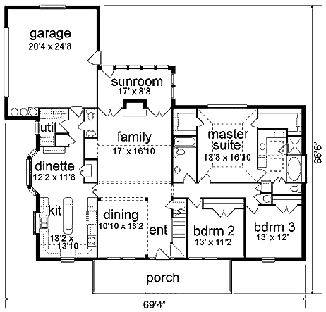 Country Southern Level One of Plan 89846