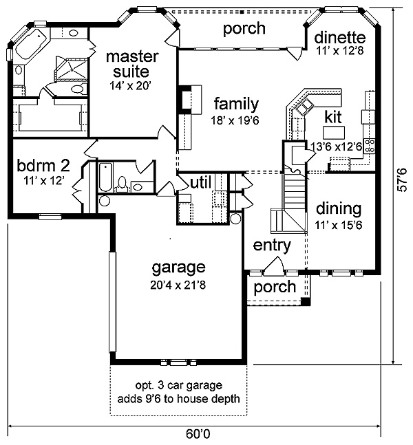 European Traditional Level One of Plan 89859