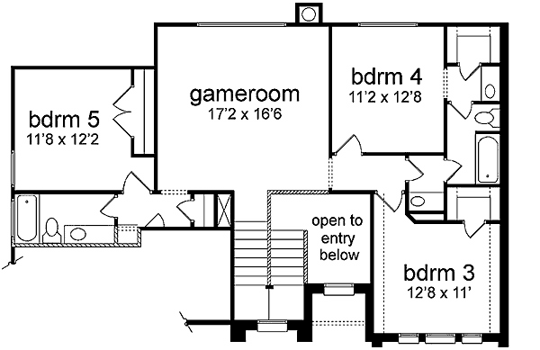 Colonial Traditional Level Two of Plan 89861