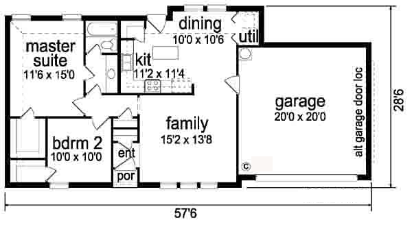 Traditional Level One of Plan 89886