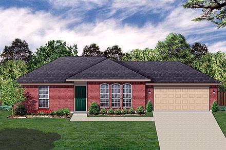 House Plan 89886 Elevation