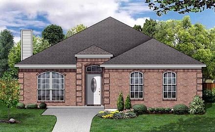 House Plan 89887 Elevation