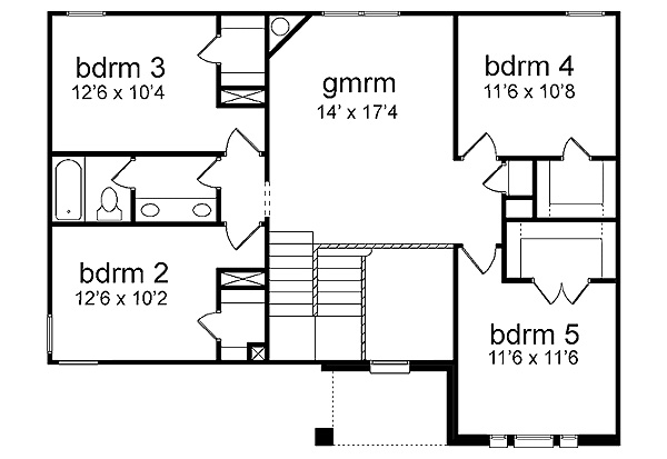 Traditional Level Two of Plan 89892