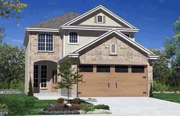 House Plan 89903 Elevation