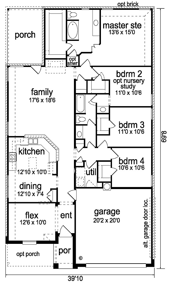 Traditional Level One of Plan 89904