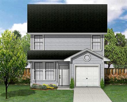 House Plan 89915 Elevation