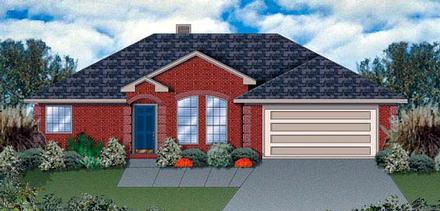 Traditional Elevation of Plan 89919