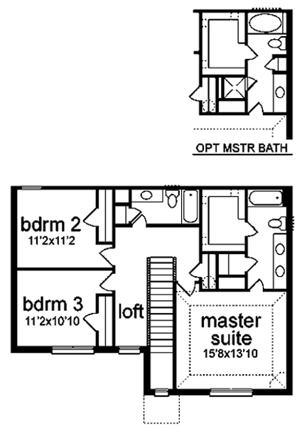 Traditional Level Two of Plan 89925