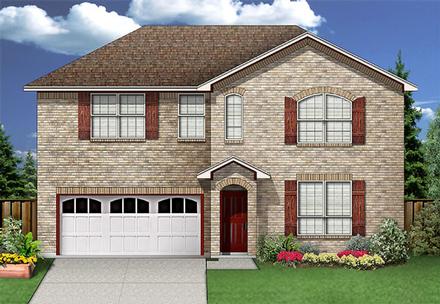 House Plan 89925 Elevation