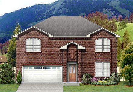 Traditional Elevation of Plan 89932