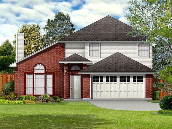 House Plan 89935 Elevation