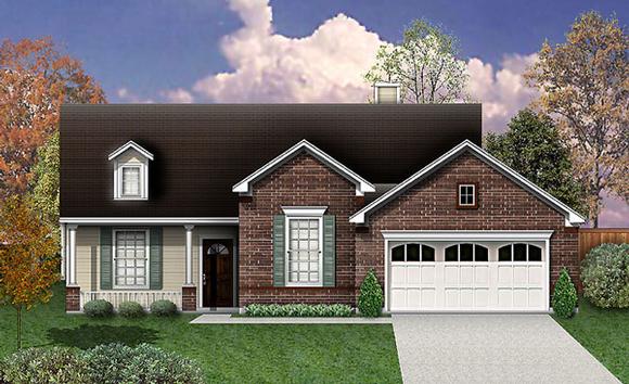 House Plan 89939 Elevation