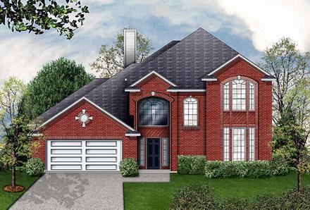 House Plan 89950 Elevation