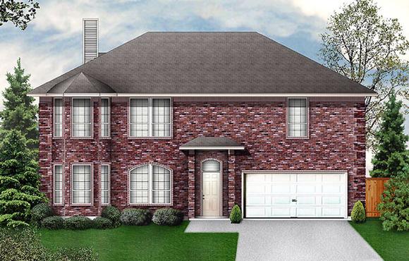 House Plan 89955 Elevation