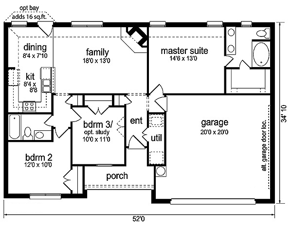 Traditional Level One of Plan 89969