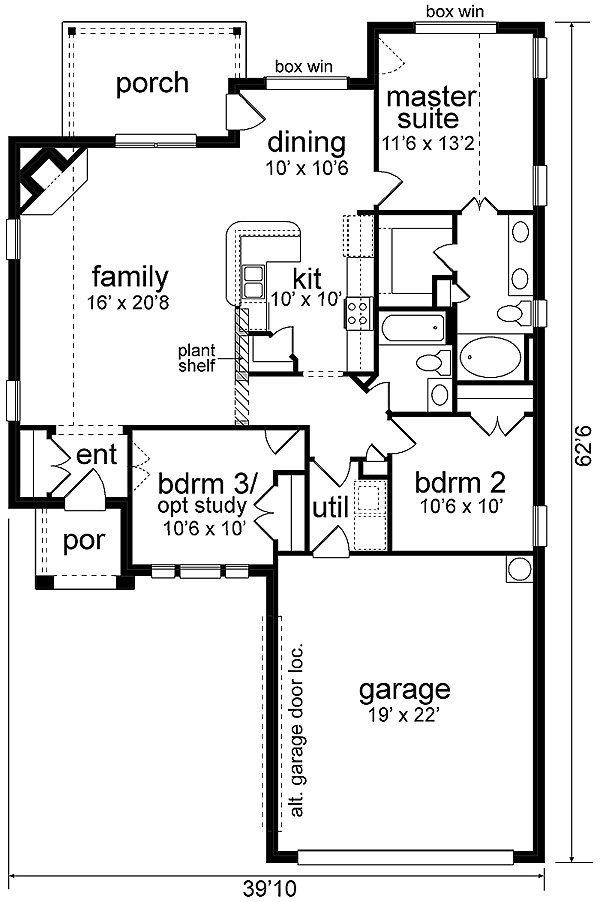 European Traditional Level One of Plan 89972