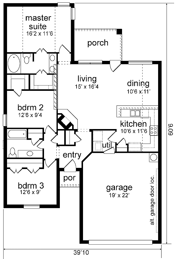Traditional Level One of Plan 89973