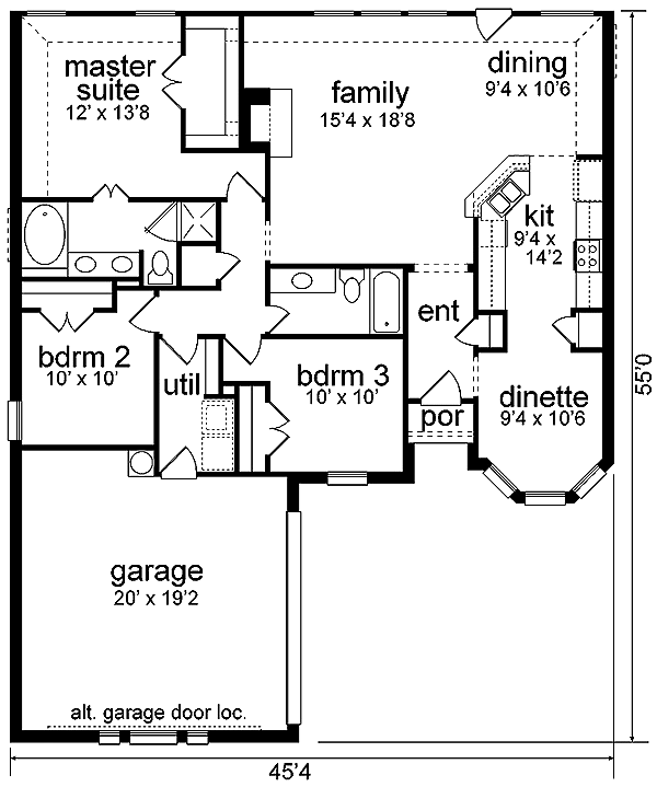 Traditional Level One of Plan 89978