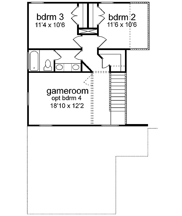 Contemporary Traditional Level Two of Plan 89992