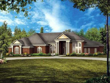 Colonial Elevation of Plan 90207