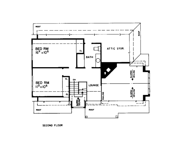 Craftsman Level Two of Plan 90208