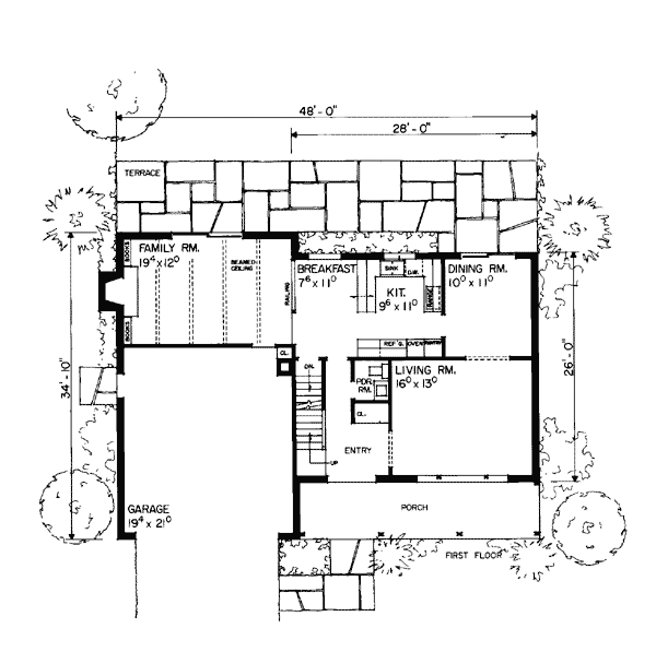 Colonial Country Level One of Plan 90217