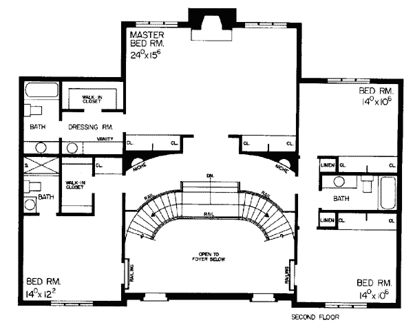 Colonial European Southern Level Two of Plan 90232