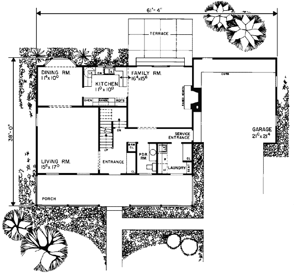 Cape Cod Country Level One of Plan 90237