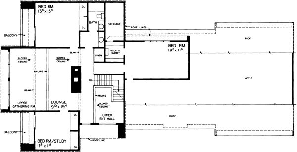 Contemporary Level Two of Plan 90238