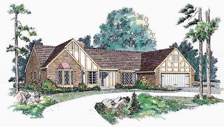 Ranch Elevation of Plan 90248