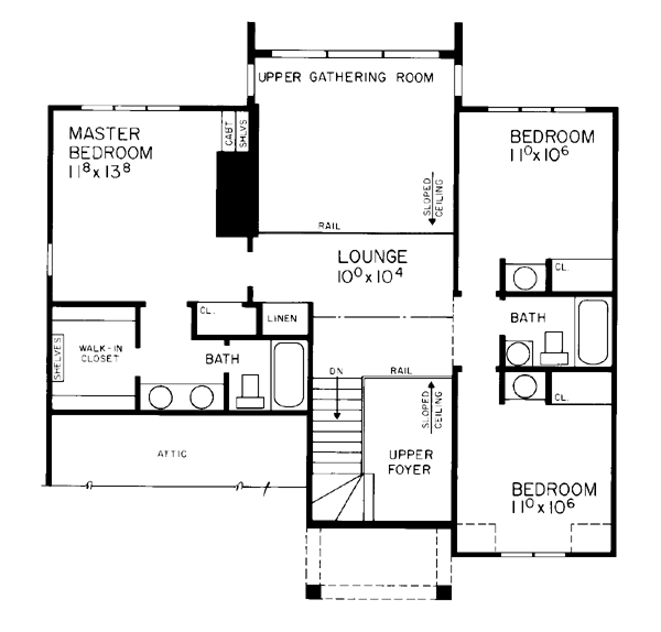 Contemporary Traditional Level Two of Plan 90250