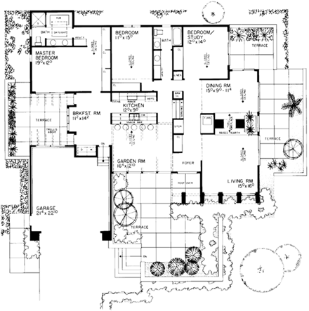 House Plan 90252 First Level Plan