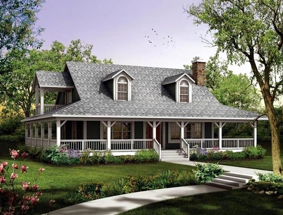 House Plan 90280 Elevation