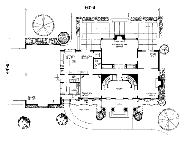 Colonial Plantation Level One of Plan 90299