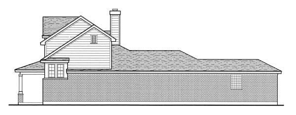 Country Plan with 1925 Sq. Ft., 3 Bedrooms, 3 Bathrooms, 2 Car Garage Picture 5